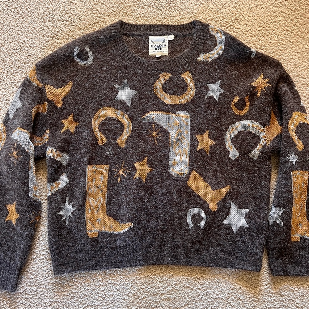 Western Detailed Sweater
